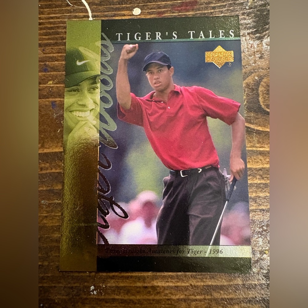 2001 Upper Deck **TIGER WOODS** Tiger's Tales Golf Card